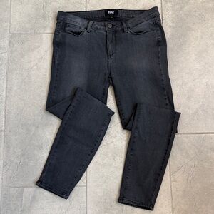 PAIGE Women's Dark Gray Skinny Jeans